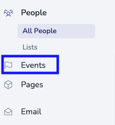 Events Menu