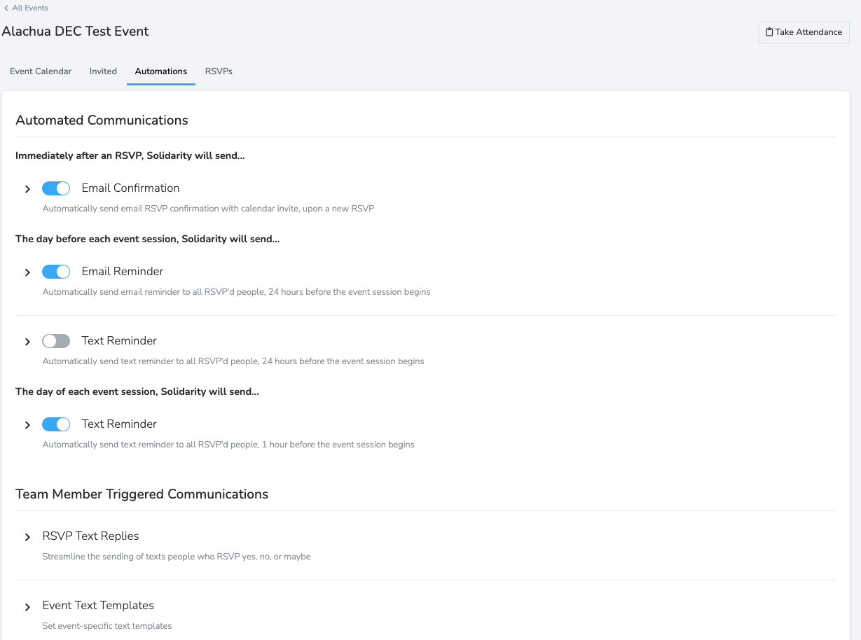 Automations