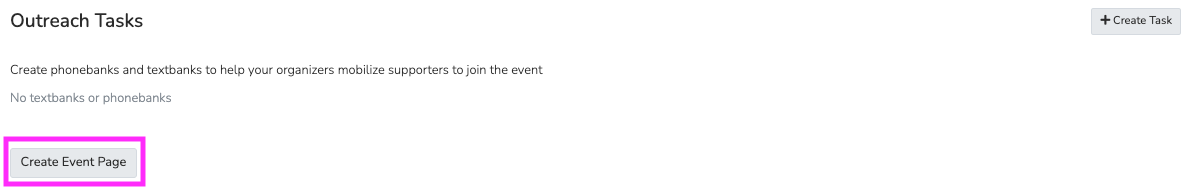 Creating a New Event Page